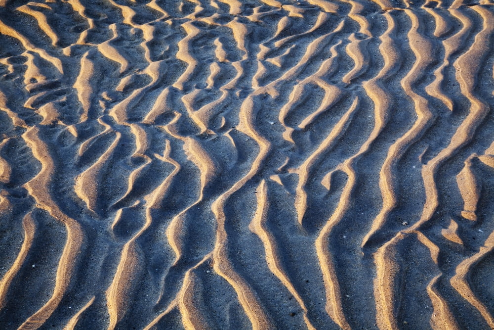 Ripples in the sand at derrynane beachCounty kerry ireland Canvas Art - Peter Zoeller Design Pics (38 x 24)