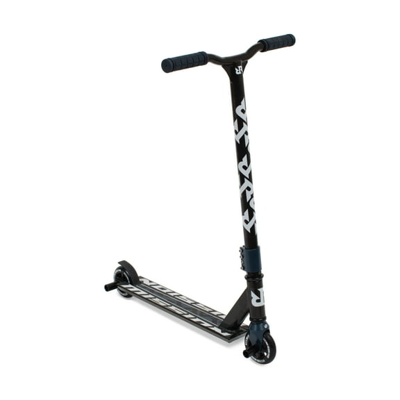 Riprail Mission Stunt Scooter Finished in Black/Blue with Alloy Deck, Alloy Core Wheels, ABEC-9 Bearings and 2 Pegs