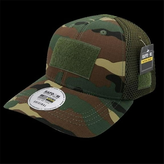 Ripstop Air Mesh Tactical Caps, Woodland