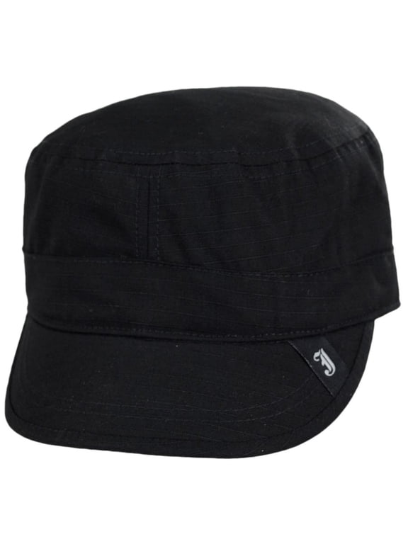 Ripstop Cotton Cadet Cap - M - Black