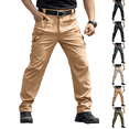 thumbnail image 1 of Ripstop Pants Mens Stretch with Multi Pockets Hiking Outdoor Work Cargo Pants Earthy Yellow 3XL, 1 of 9