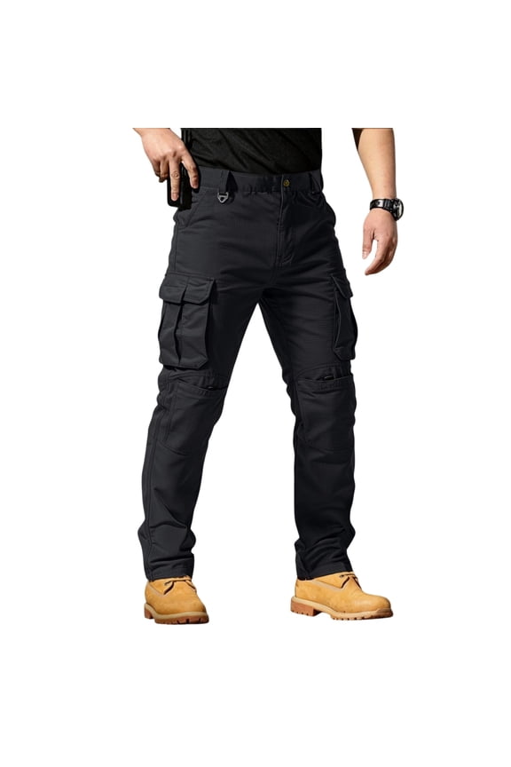 Ripstop Pants for Men Water Resistant Work Cargo Pants Hiking Construction Trousers Outdoor Waterproof Camping Fishing Pant,5XL