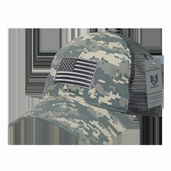 Ripstop Trucker Cap, USA Flag, ACU