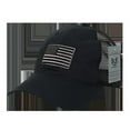 thumbnail image 1 of Ripstop Trucker Cap, USA Flag, Black, 1 of 3