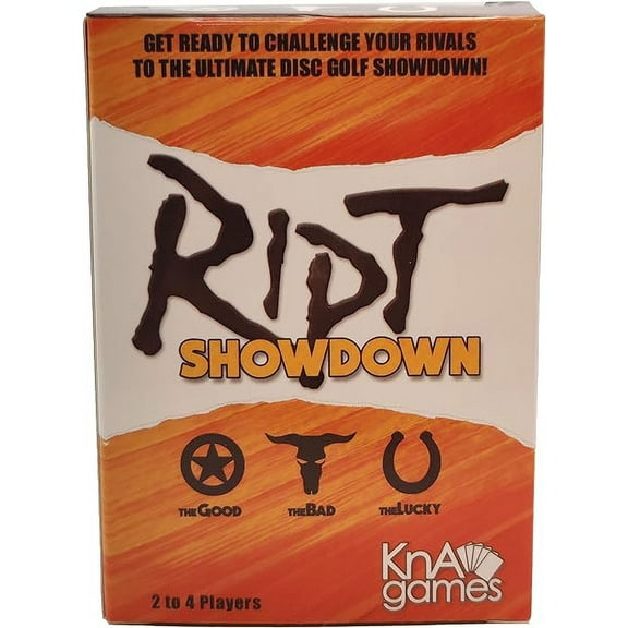 Ript Showdown Disc Golf Card Game | Plays During a Round of Disc Golf | 2-4 Players | Pack of 52 Cards | Sequel to The Popular Ript Revenge Game