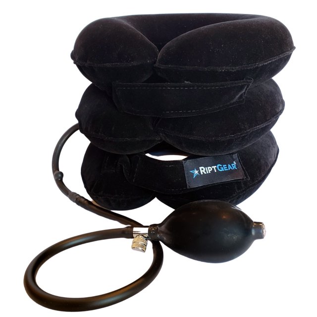 RiptGear Cerviecal Neck Traction Device Inflatable Adjustable Neck