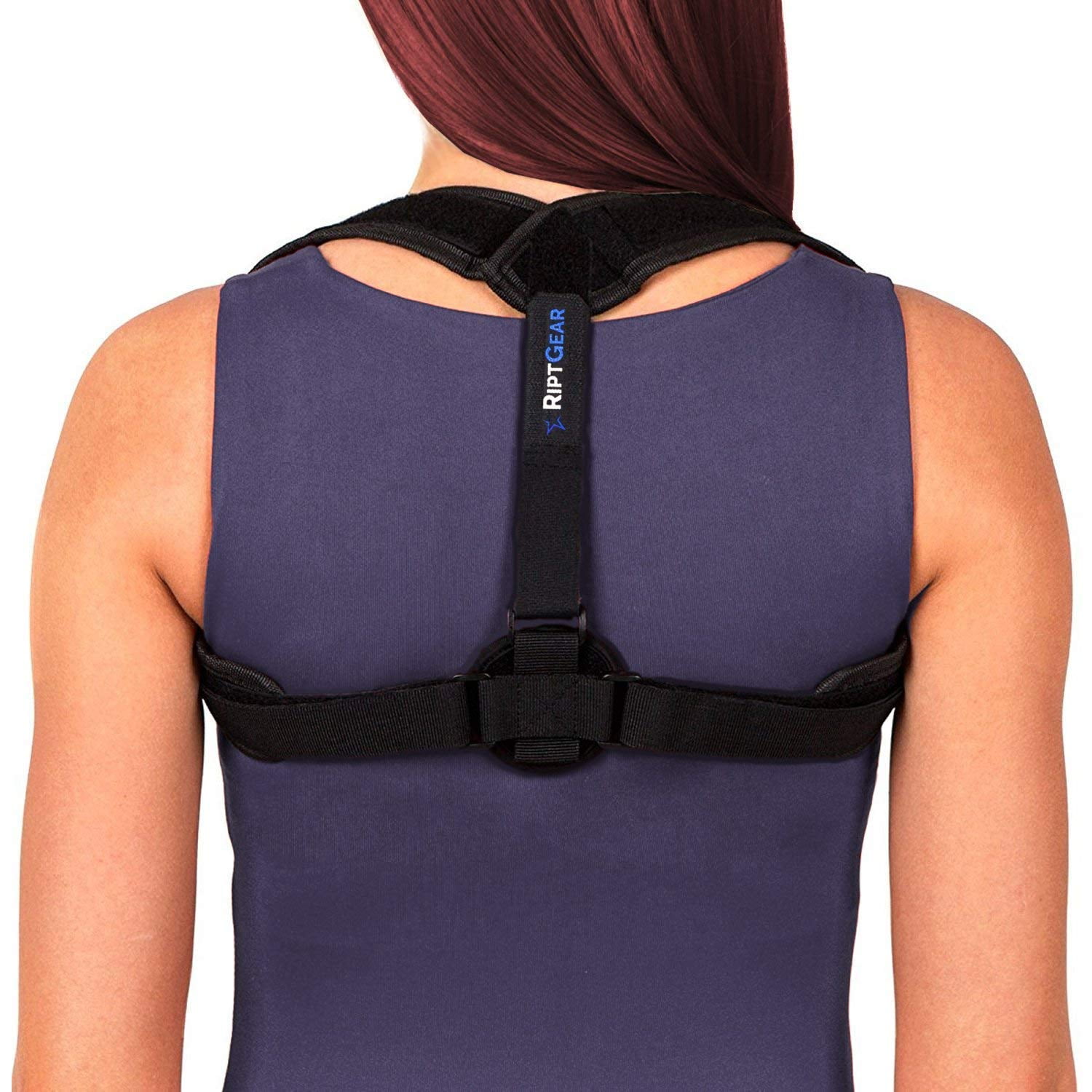 Posture Corrector - Fully Adjustable Breathable Clavicle Chest Back Support  Brace for Improves Posture & Provide Lumbar Support Back Pain Relief 