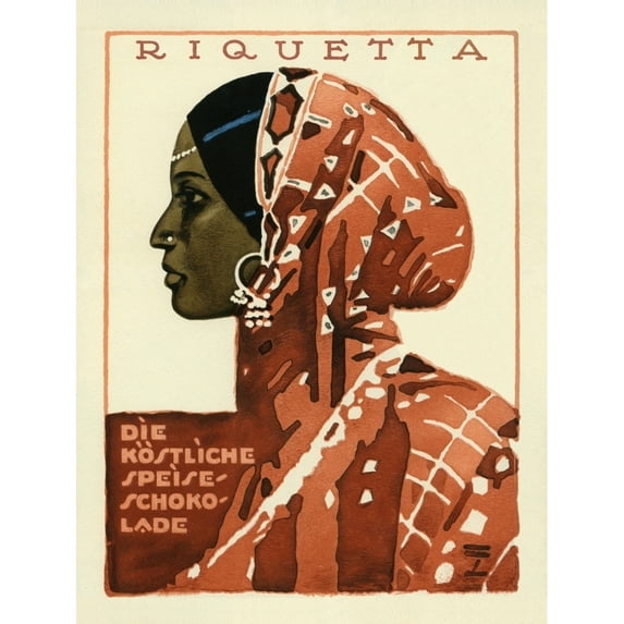 Riquetta Chocolate Drink Poster Print By Mary Evans Peter & Dawn Cope Collection (18 X 24)