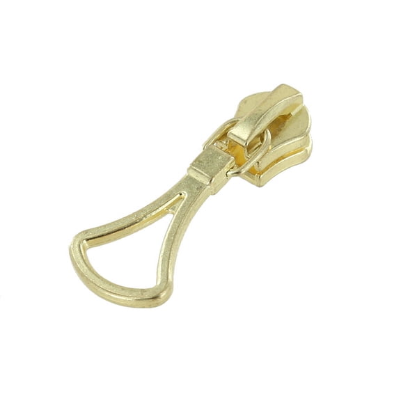 Riri Ascot Zipper Pull, Brass Plate, Multiple Sizes