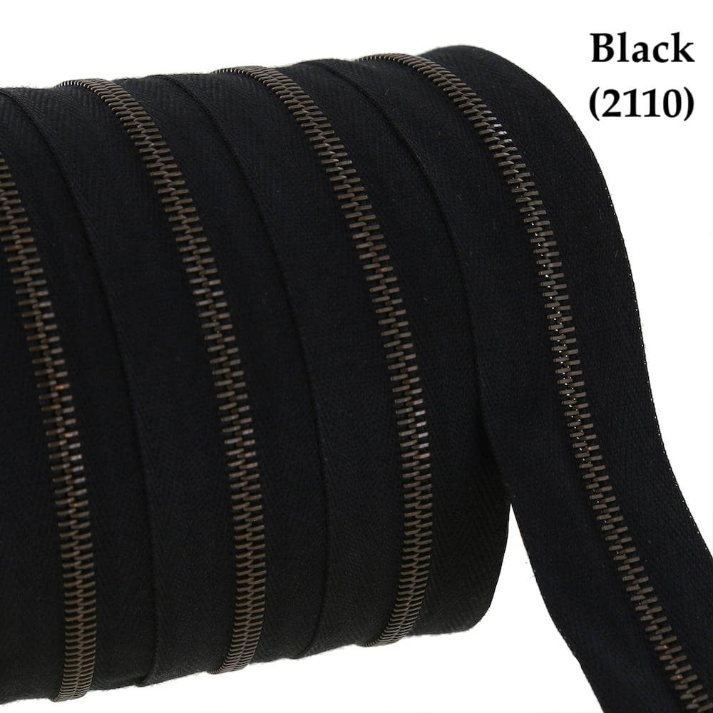 Riri Zipper, Continuous Chain, Combi, Antique Brass Teeth (AM)