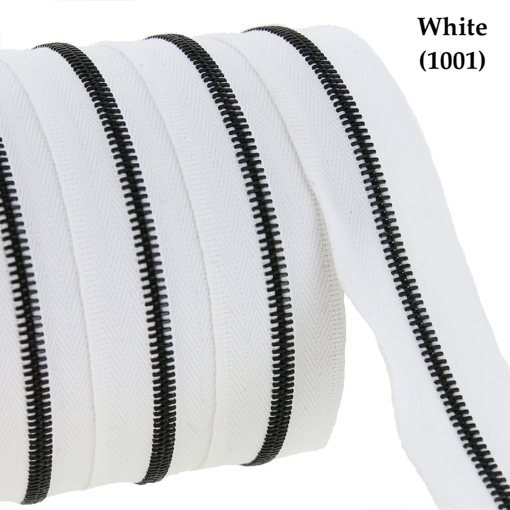 Riri Zipper, Continuous Chain, Combi, Black Teeth (EB)