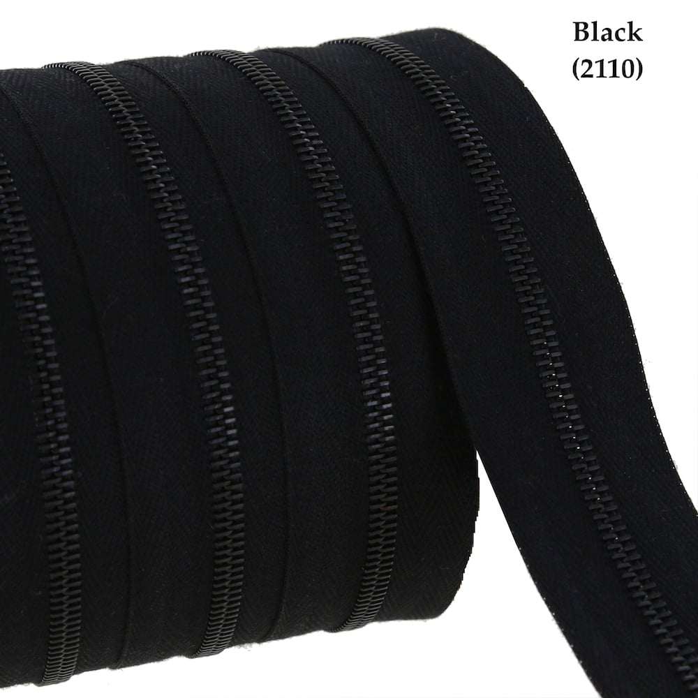 Riri Zipper, Continuous Chain, Combi, Black Teeth (EB)