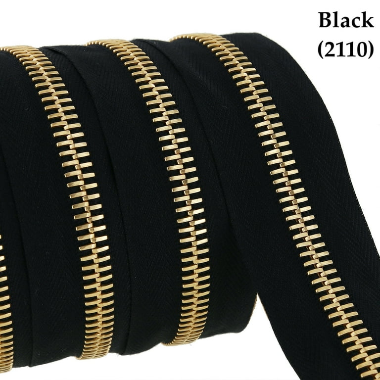 Almería‪✿ Riri* 0105 Riri Flach Zipper Pull, Brass Plate‬