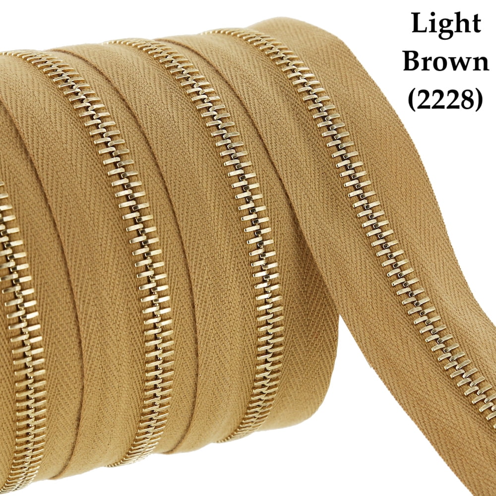 riri Riri Zipper, Continuous Chain, Combi, Brass Teeth (GO