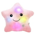 thumbnail image 1 of Rirool 14'' Creative Twinkle Star Glowing LED Night Light Plush Pillows Light up Stuffed Animal Toys Birthday for Toddler Kids(Pink), 1 of 7