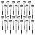 thumbnail image 1 of Rirool 24 Pack Solar Pathway Lights Outdoor, Stainless Steel Waterproof LED Landscape Lighting, Auto On/Off Garden Stake Lights for Yard Walkway Lawn, Cool white, 1 of 8