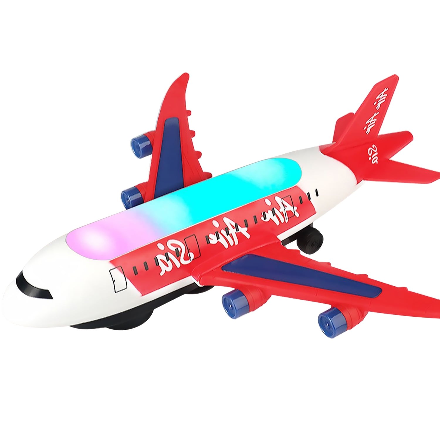 Rirool Airplane Toys For Kids Crawling Toy With Colorful LED Lights buy-smart-novelty-giant-c130-bomber-army-airplane-toy-for-kids-air