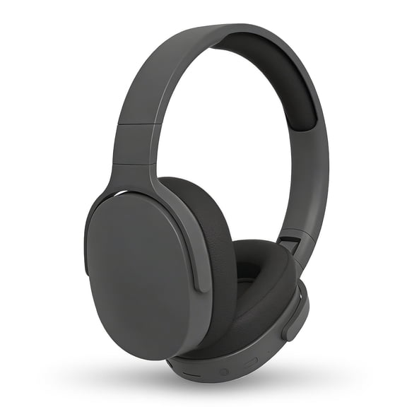 Rirool Bluetooth Over-Ear Headphones, Wireless Foldable Headset with HiFi Stereo Deep Bass, 12H Playtime, Built-in Mic, Soft Protein Earpads for Travel, Home, Office & Cellphone, Matte Black