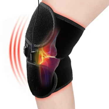 Rirool Heated Knee Brace for Arthritis Pain Relief, 3 Adjustable Temperature, Knee Massager with Hea