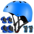thumbnail image 1 of Rirool Kids Bike Helmet & Protective Gear Set - Ages 3-10 Boys Girls - Skateboard Cycling Scooter Rollerblading - Blue, 1 of 9