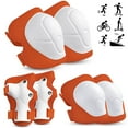 thumbnail image 1 of Rirool Kids Protective Gear Set - Knee Pads, Elbow Pads, and Wrist Guards for Skating, Cycling, Rollerblading, Scooter - Toddler to Teen Size (3-10 Years), 1 of 9