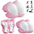 thumbnail image 1 of Rirool Kids Protective Gear Set - Knee Pads, Elbow Pads, and Wrist Guards for Skating, Cycling, Rollerblading, Scooter - Toddler to Teen Size (3-10 Years), 1 of 9