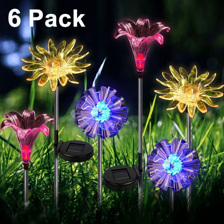 Multi coloured online solar garden lights