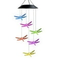 thumbnail image 1 of Rirool Solar Wind Chime - LED Light for Garden - Memorial Wind Chime Gift for Mom - Colorful Dragonfly, 1 of 7