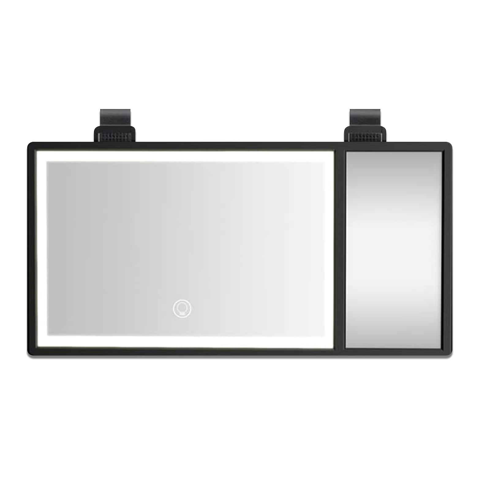 Rirool Sun Shading Cosmetic Mirror Touch Screen Car Visor Makeup LED