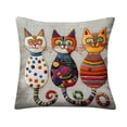 thumbnail image 1 of Rirozkan Animal Pillow Cover, Cute Embroidered Style Cushion Case, Soft Decorative Throw Pillow Sham 18x18 Inches, for Bedroom Living Room Sofa Chair Decor, A, 1 of 6