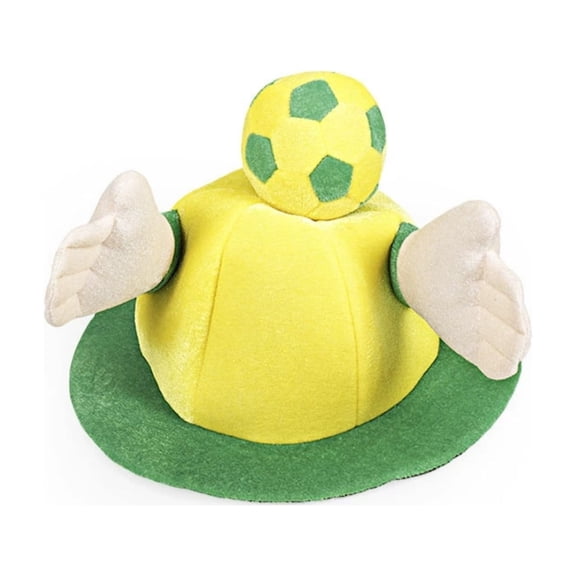 Rirozkan Brazil Soccer Fan Hat, 2026 Football Fedora Hat, Brazil National Team Cap for Stadium, Fashion Adjustable Sport Headwear for Championship Matches