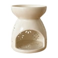 thumbnail image 1 of Rirozkan Ceramic Essential Oil Warmer, Tea Light Candle Holder And Wax Melt Burner, Aromatherapy Diffuser, For Home, Bedroom, And Relaxation Decor, 1 of 6
