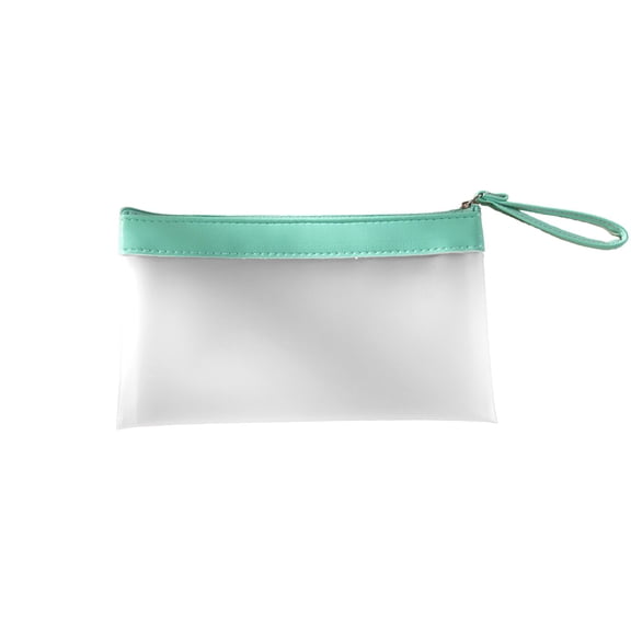 Rirozkan Clear Frosted TPU Pouch A6, Waterproof Portable File Bag, Small Document Holder For Papers, Office Supply Storage