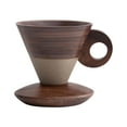 thumbnail image 1 of Rirozkan Coffee Cup, Elegant Conical Mug, Vintage Drinking Cup with Round Handle, for Home, Office, Cafe, C, 1 of 7
