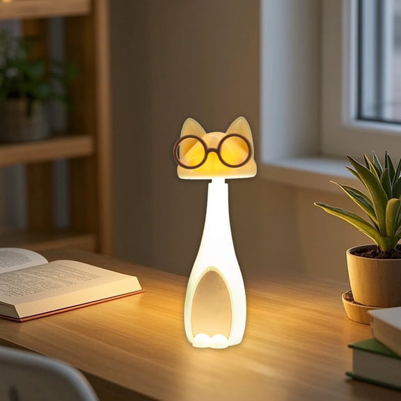 Rirozkan Dimmable LED Desk Lamp, Touch Control Night Light, Small Bedside Table Lamp, USB Charging Port, Adjustable Gooseneck Reading Light for Home Office