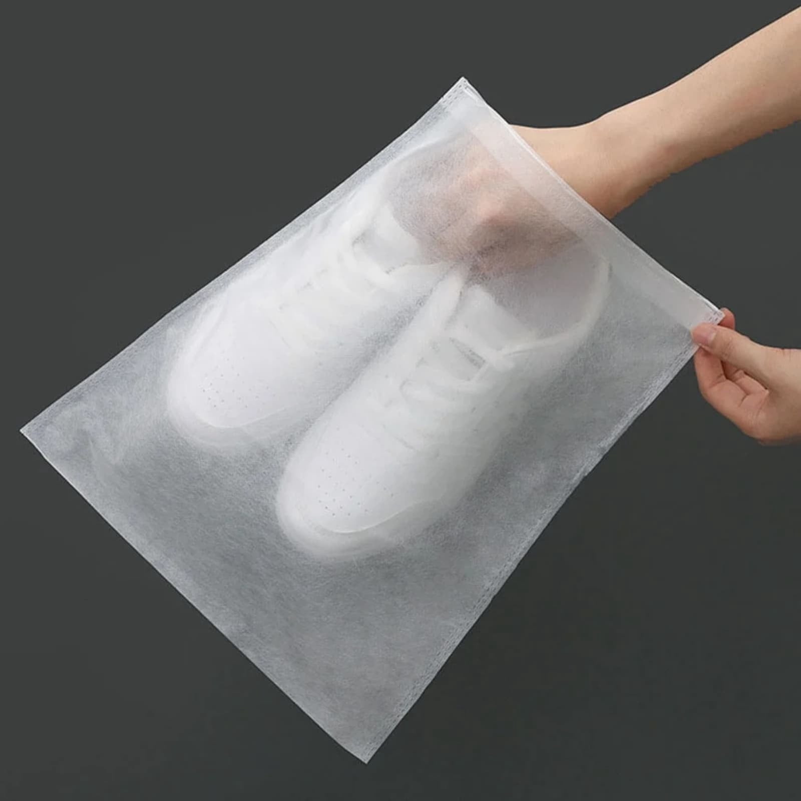 Rirozkan Disposable Shoe Bags, Non Woven Travel Shoe Covers, 50 Pack ...