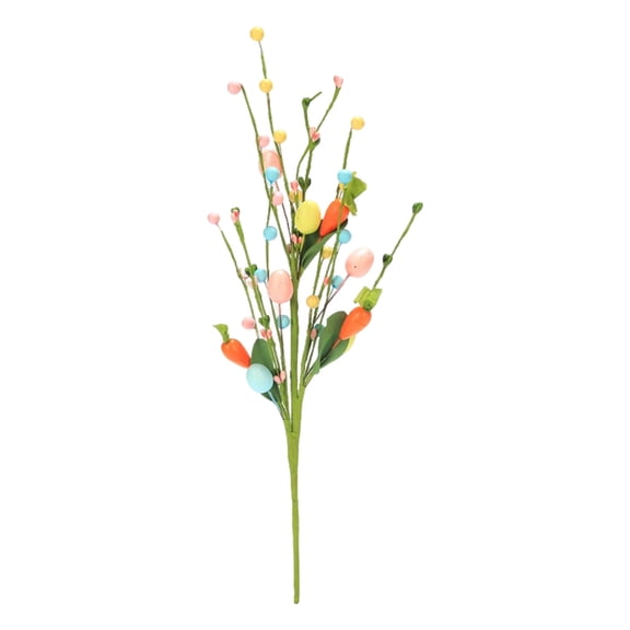Rirozkan Easter Branch, Revival Egg and Bud Cutting Bundle, DIY Floral Arrangement Stem, for Spring Vase, Holiday Craft, Home Decor, Multicolor