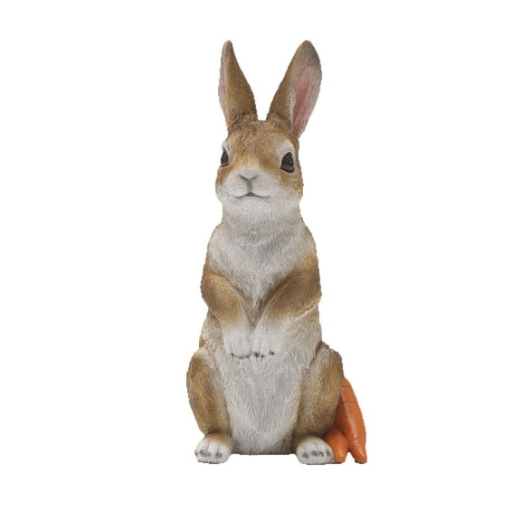 Rirozkan Easter Bunny Figurines, Resin Garden Statues Set, Spring Rabbit Decor for Yard, Patio Lawn Ornaments, Porch Table Centerpiece, for Outdoor Landscaping