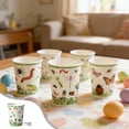 thumbnail image 1 of Rirozkan Easter Party Supplies, 10 Pack Easter Themed Paper Cups, Spring Insect Design Cups, Disposable Drinkware, for Holiday Party and Table Setting, 1 of 6