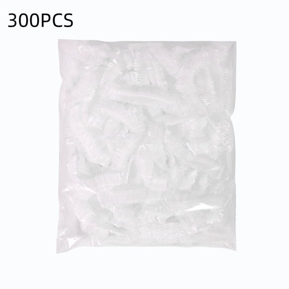 Rirozkan Elastic Bowl Covers, 300 Count Disposable Stretch Food Wraps, Fresh-Keeping Lids for Kitchen, Leftovers, Produce Storage