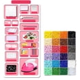 thumbnail image 1 of Rirozkan Fuse Bead Kit, 24 Colors Melty Beads with Pegboards, Ironing Paper and Bead Accessories, Creative Craft Set for Art Projects, Gift for Crafting and DIY, 1 of 6