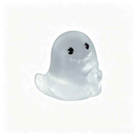 Rirozkan Halloween Glowing Ornaments, Mini Luminous Resin Pumpkin Ghost Figurines, Spooky Glow in Dark Decor for Car Dashboard, Desk, Halloween Party