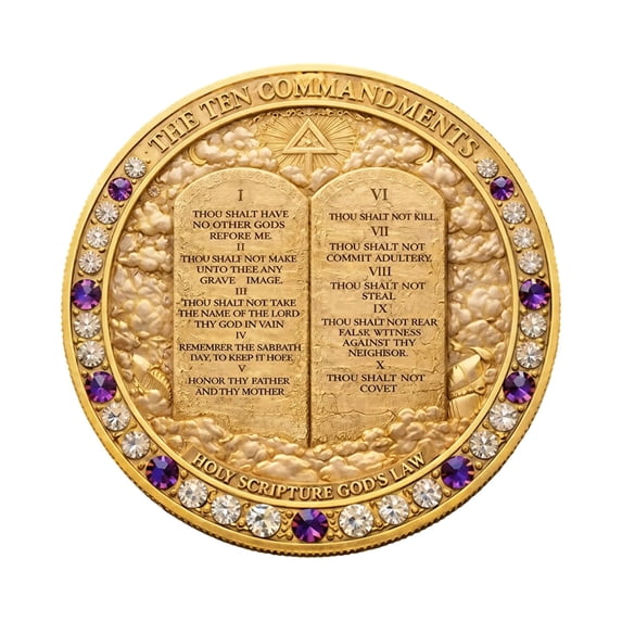 Rirozkan Holy Bible Resurrection Coin, Religious Christian Commemorative Medal, Jesus Second Coming Collectible, Gold Tone Metal Art, Easter Gift for Prayer Confirmation