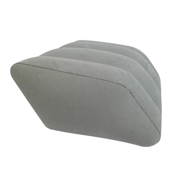 Rirozkan Inflatable Leg Pillow, Diamond Flocked Travel Cushion, Portable Air Compression Foot Rest, Comfortable Elevating Pillow for Leg Pain Relief, Home, Plane