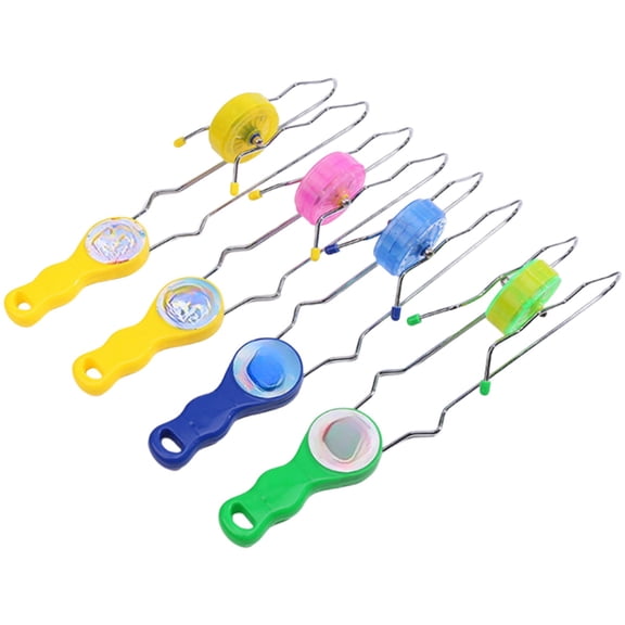 Rirozkan Magnetic Yo-Yo Toy, Hand Spinning Colorful Light Up Top, Glowing Flying Spinning Ball for Fun Games and Play