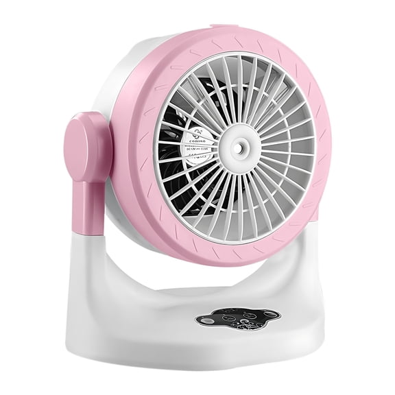 Rirozkan Mini USB Humidifier, Small Fan With Cooling Mist, Portable Chiller Fan, Household Silent Evaporative Air Cooler, for Office Desk Travel