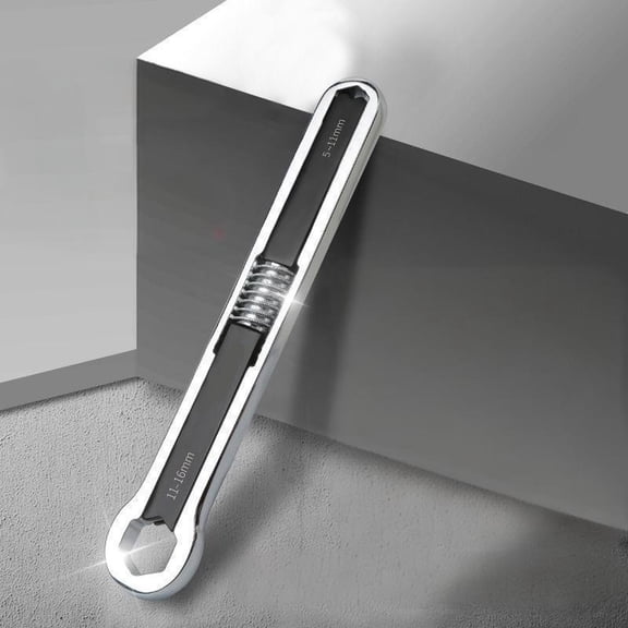 Rirozkan Multi Tool Wrench, Adjustable Wrench Set with Open End and Socket, Combination Spanner Tool for Home Repair, Plumbing, Bicycle and Auto Maintenance, A