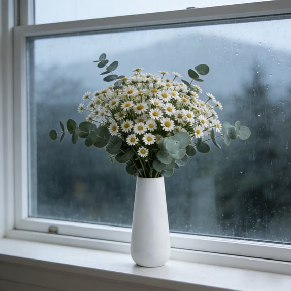 Rirozkan Plastic Vase, Decorative Vase, Mini Vase for Dry Flowers, Pampas Grass Vase, Tabletop Flower Vase for Coffee Table, Desk, Shelf