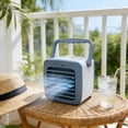 thumbnail image 1 of Rirozkan Portable Evaporative Air Cooler, Personal Air Conditioner with Water Tank, Mini Cool Fan for Room, Handheld Cooling Device for Camping Office, 1 of 6