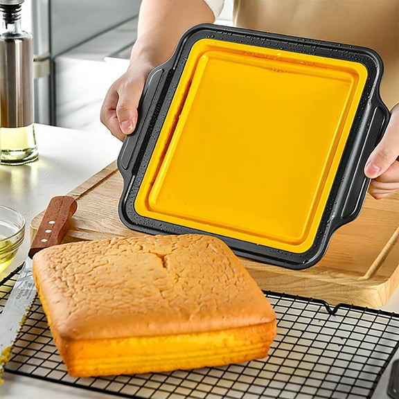 Rirozkan Rectangular Cake Pan, Baking Pan, Oven Safe Cake Mold, Metal Baking Dish, Non Stick Cake Pan for Baking, Roasting, Lasagna, Brownies